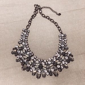 Rhinestone Bib Necklace